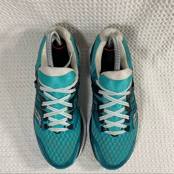Saucony Triumph ISO 2 Running Shoes Womens Size 8 US Teal/ Black S10290-5 - Picture 4 of 16